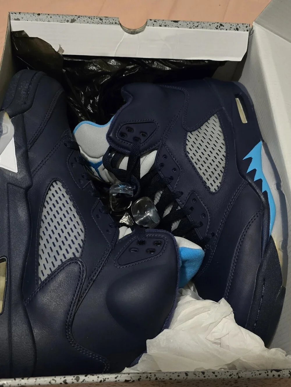 Jordan 5 Retro  Shoes - Navy/Teal